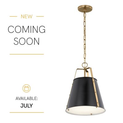 Marlwood Industrial Black & Champagne Bronze Pendant