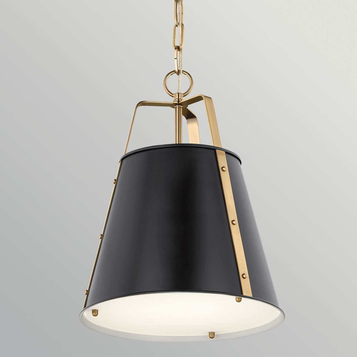 Marlwood Industrial Black & Champagne Bronze Pendant Marlwood Industrial Black & Champagne Bronze Pendant — detail view