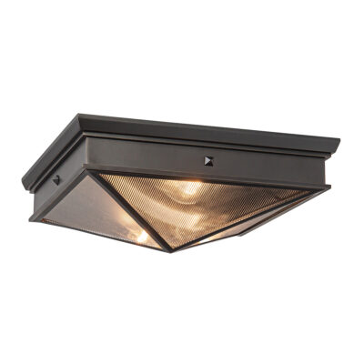 Marrakesh Court Pyramid Ceiling Flush Bronze