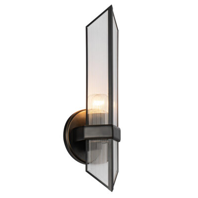 Marrakesh Court Retro Modern Wall Light Urban Bronze