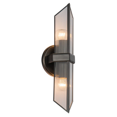 Marrakesh Court Retro Modern Wall Light Urban Bronze