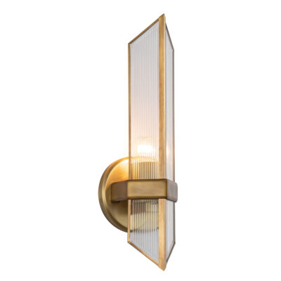 Marrakesh Court Retro Modern Wall Light Vintage Brass