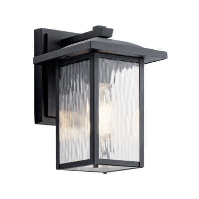 Marrowfield Traditional Outdoor Wall Light Textured Black