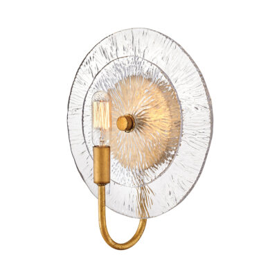 Marston Vale Ribbed Glass Wall Light