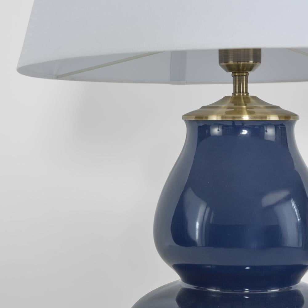 Meadowbank French Provincial Ceramic Table Lamp Midnight Blue Meadowbank French Provincial Ceramic Table Lamp Midnight Blue