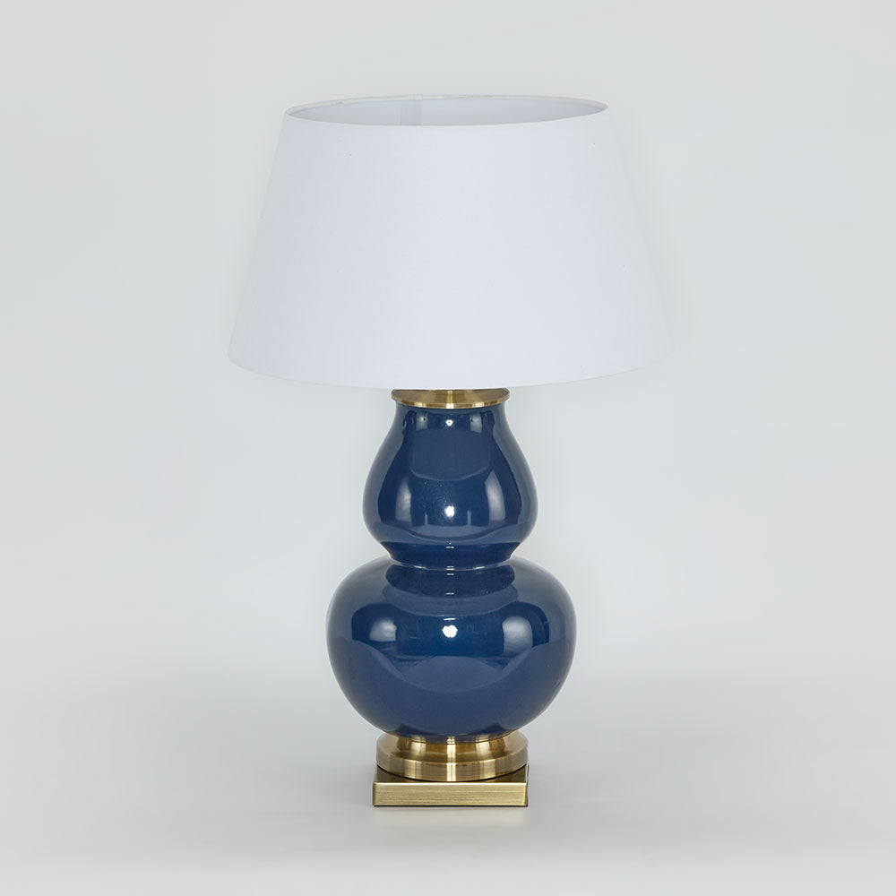 Meadowbank French Provincial Ceramic Table Lamp Midnight Blue