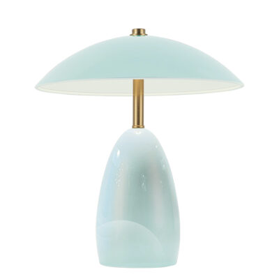 Meadowbright Hamptons Table Lamp Cerulean Light Blue