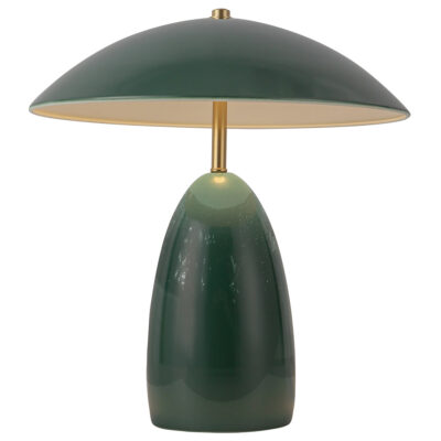 Meadowbright Mushroom Table Lamp Pine Green