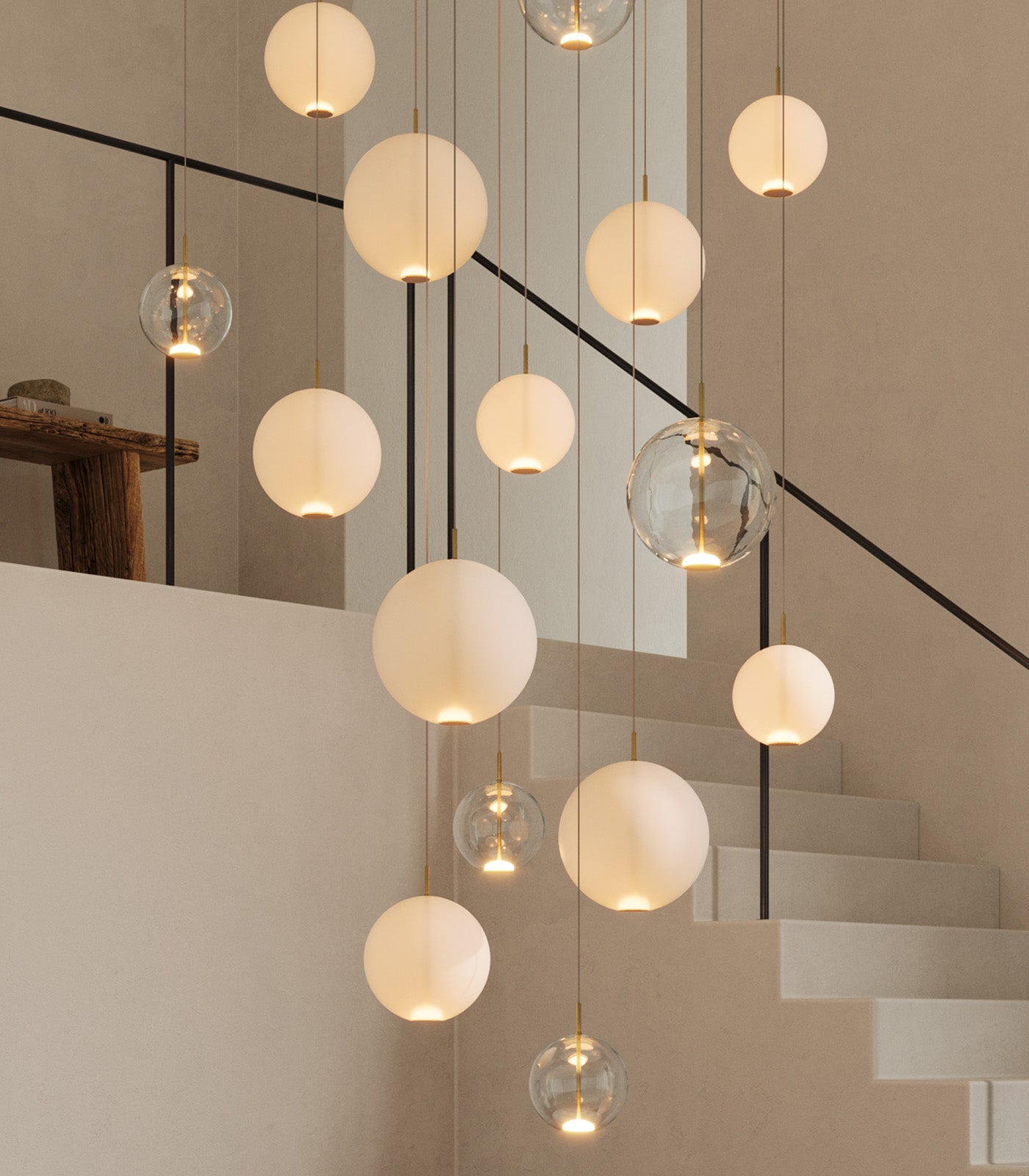 Meadowmere Contemporary Glass Ball Pendant Light Meadowmere Contemporary Glass Ball Pendant Light