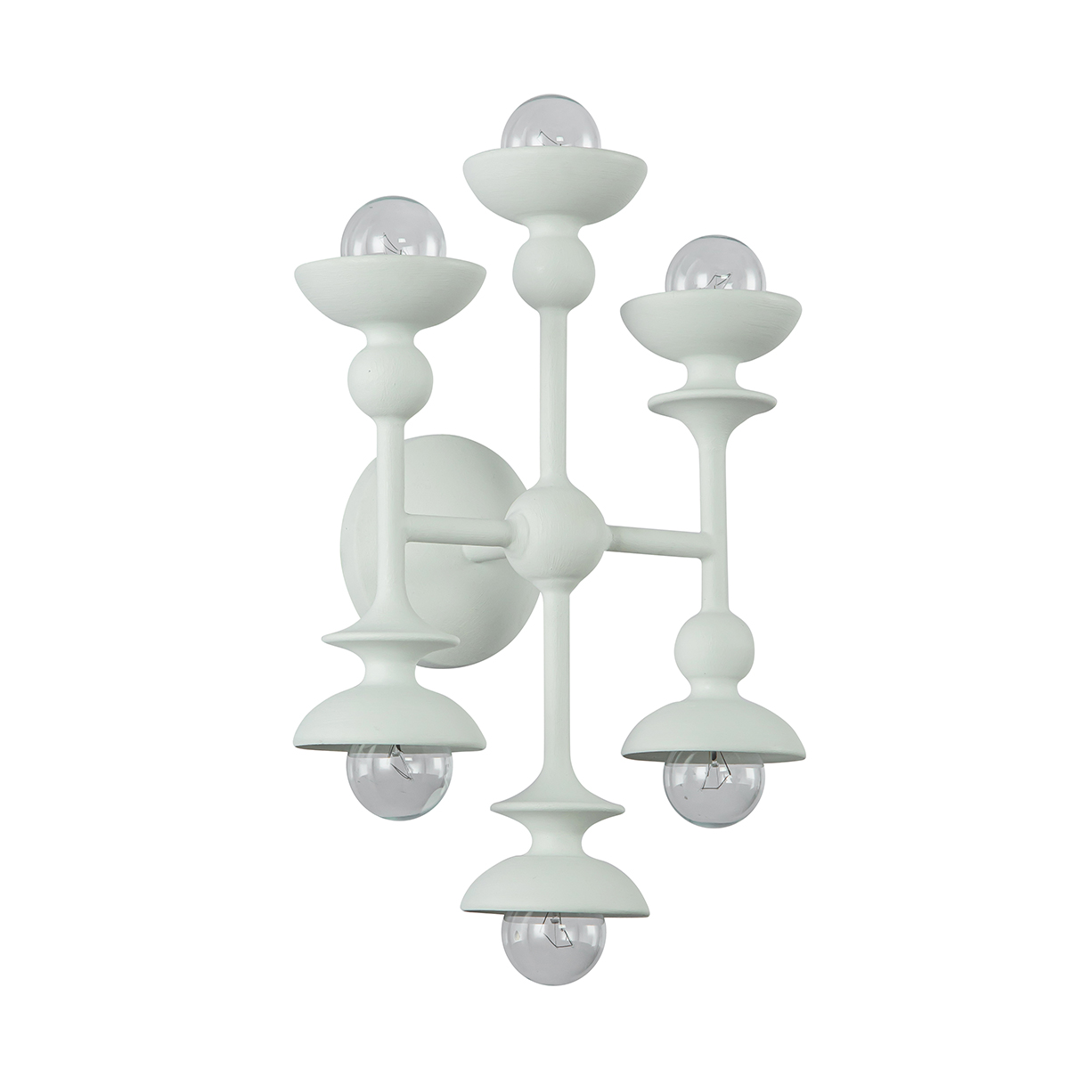 Meadowsweet Artistic Six-Light Wall Light Antique White Meadowsweet Artistic Six-Light Wall Light Antique White