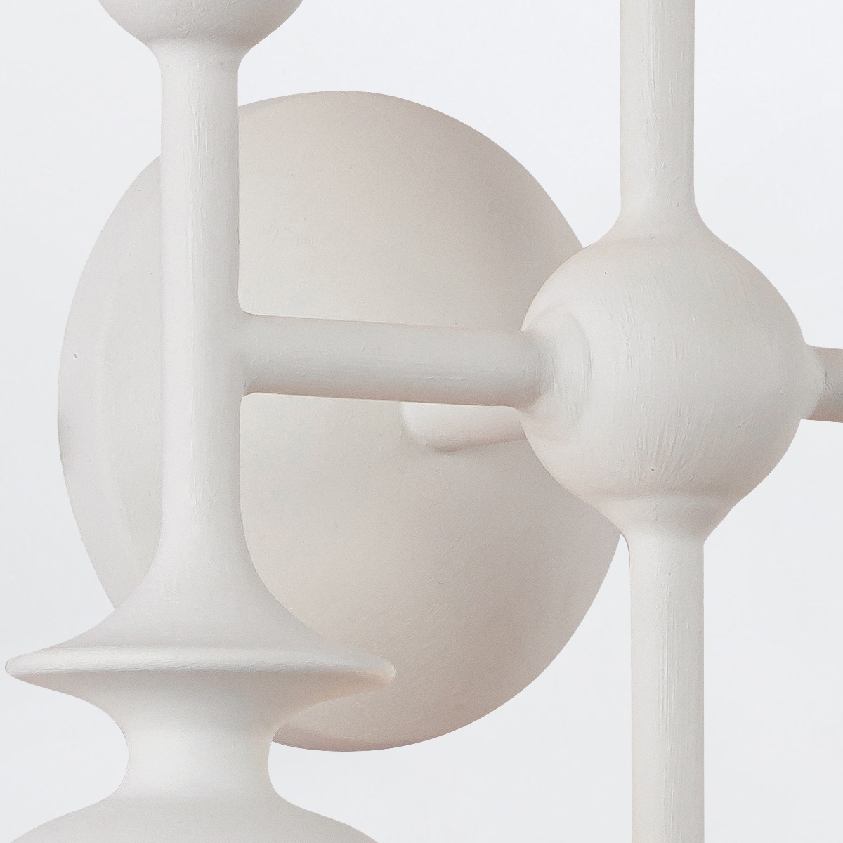Meadowsweet Artistic Six-Light Wall Light Antique White Meadowsweet Artistic Six-Light Wall Light Antique White — detail view