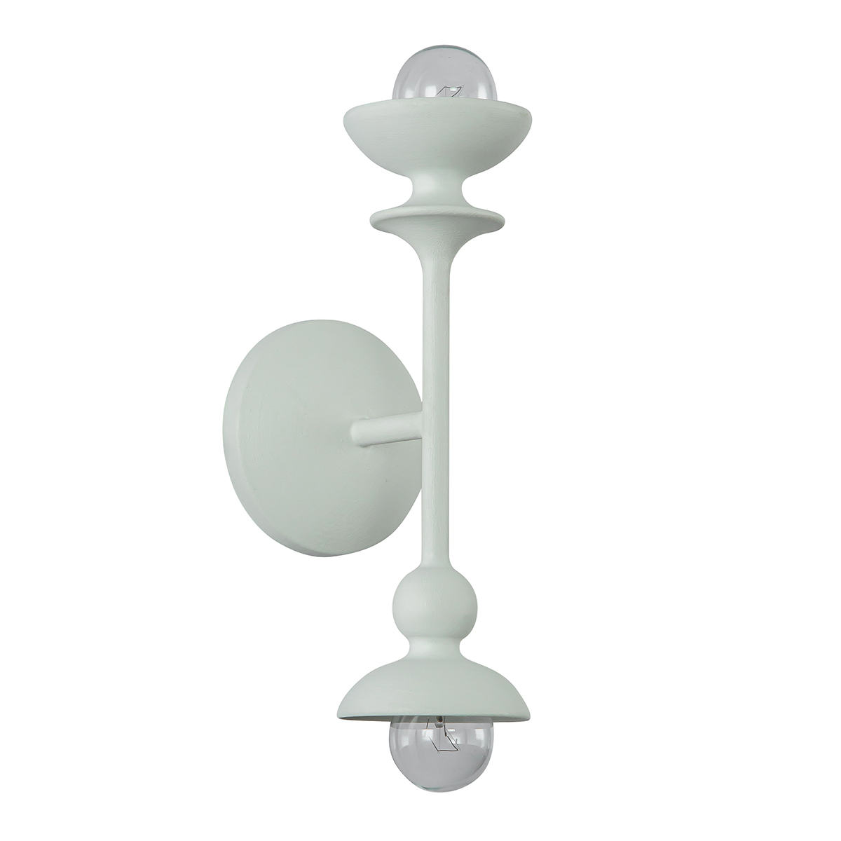 Meadowsweet Artistic Two Light Wall Sconce Antique White Meadowsweet Artistic Two Light Wall Sconce Antique White