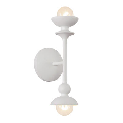 Meadowsweet Artistic Two Light Wall Sconce Antique White