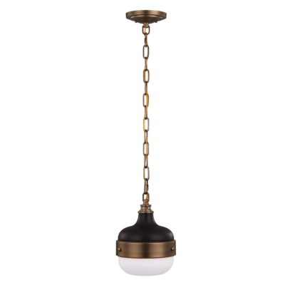 Meadowsweet Heritage Mini Pendant Black And Antique Brass
