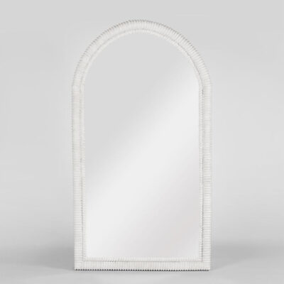 Meldercroft French Provincial Arched Floor Mirror White