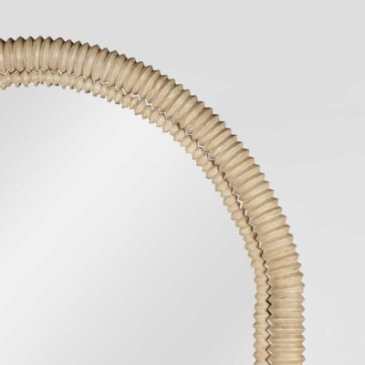Meldercroft Hamptons Ribbed Arch Floor Mirror