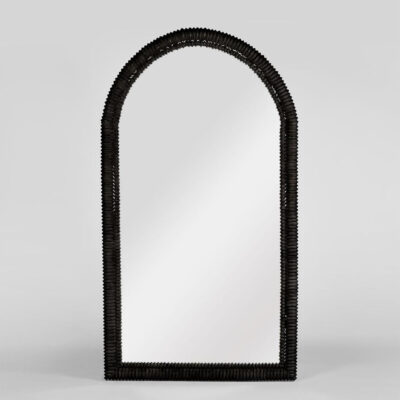 Meldercroft Heritage Arched Floor Mirror Black