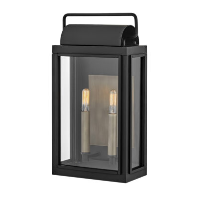 Merricks Harbour Traditional Outdoor Wall Lantern in Black