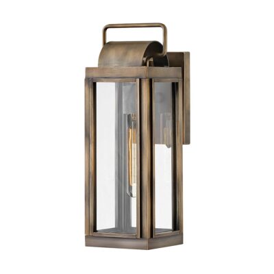 Merricks Harbour Traditional Outdoor Wall Lantern in Burnished Bronze