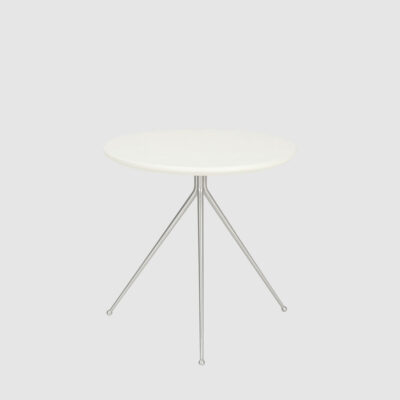 Merrigan Hamptons Round Side Table Ivory