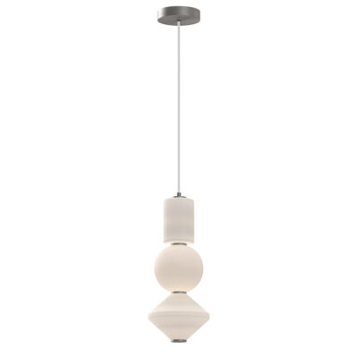 Merrilong Contemporary Pendant Brushed Nickel