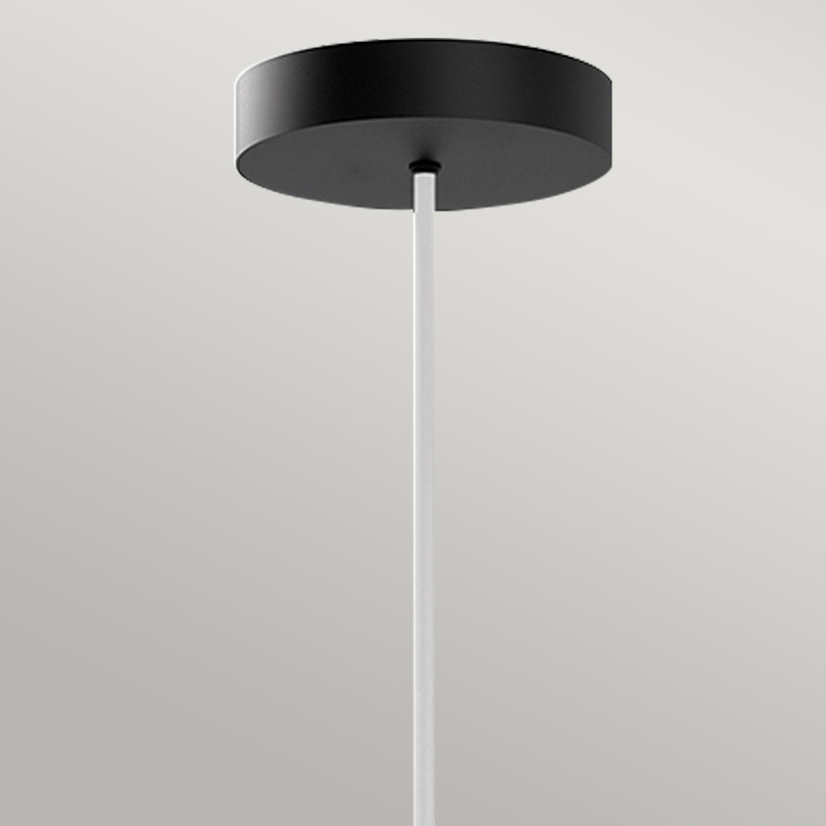 Merrilong Contemporary Stacked Glass Pendant Matte Black Merrilong Contemporary Stacked Glass Pendant Matte Black — detail view