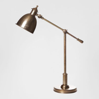 Merrivale Industrial Desk Lamp Antique Brass