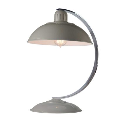 Merrowfield Industrial Table Lamp Tarpaulin Grey