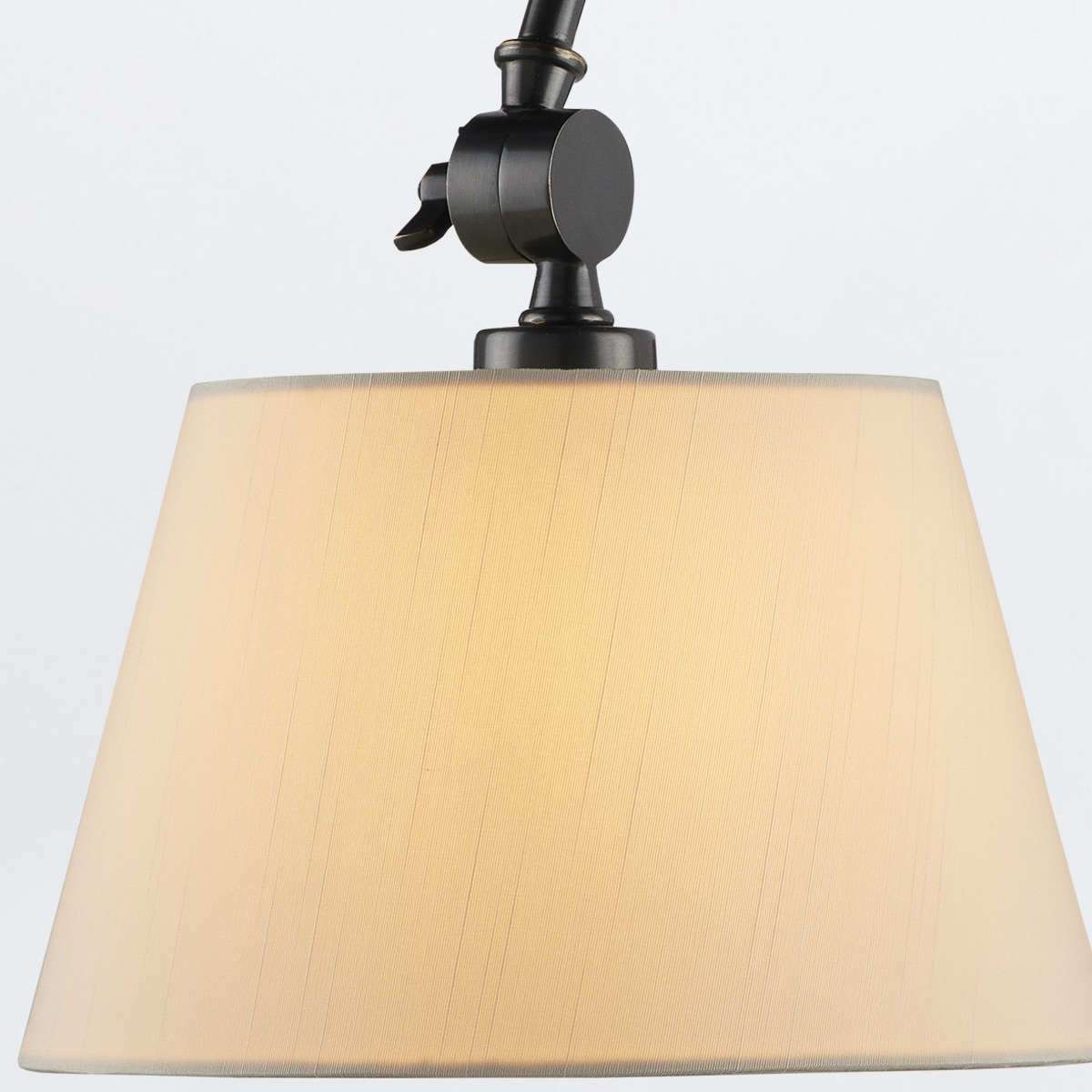 Merrowvale Transitional Swing-Arm Wall Light Oil Rubbed Bronze Merrowvale Transitional Swing-Arm Wall Light Oil Rubbed Bronze — detail view