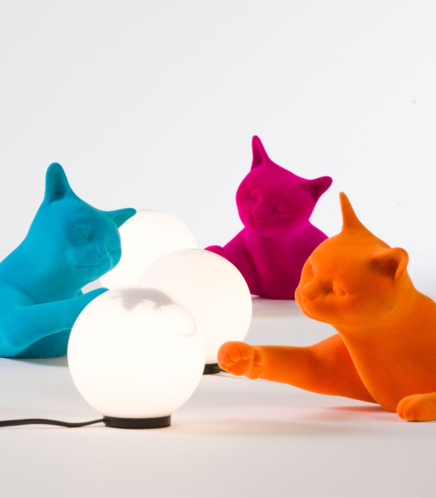 Merton Novelty Cat Table Lamp Matte Black Merton Novelty Cat Table Lamp Matte Black