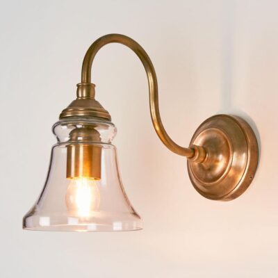 Midland Victorian Wall Light Antique Brass