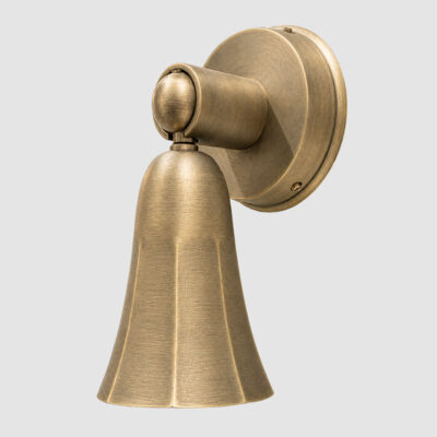 Milford French Provincial Bell Wall Light Antique Brass