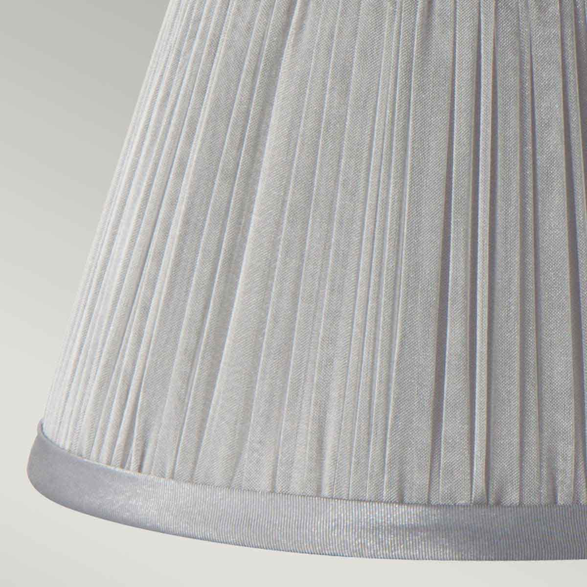 Millbank Shades French Provincial Candle Clip Shade in Grey Millbank Shades French Provincial Candle Clip Shade in Grey — detail view