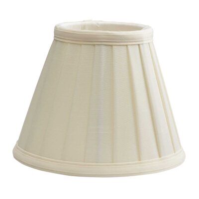 Millbank Shades French Provincial Pleated Candle Clip Shade in Ivory