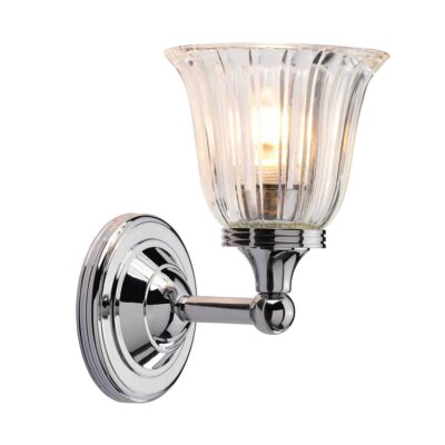 Millbourne French Provincial Wall Light Polished Chrome