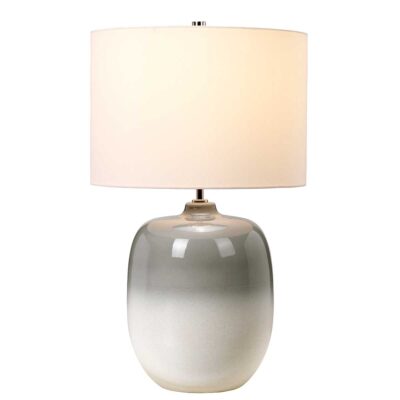 Millgrove Hamptons Ceramic Table Lamp Grey Ombre
