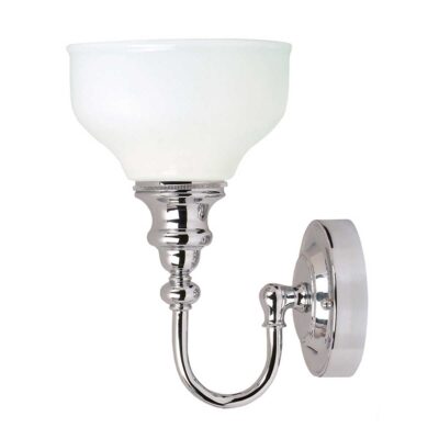 Millstone Vale Hamptons Wall Light Polished Chrome