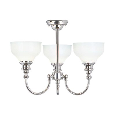 Millstone Vale Heritage Bathroom Chandelier Polished Chrome