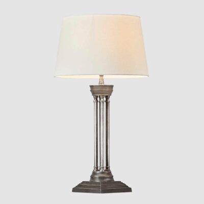 Montrose French Provincial Table Lamp Base Antique Silver