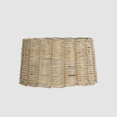 Moorpeth Hamptons Rattan Drum Lampshade Beige