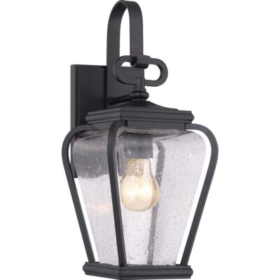 Mystic Grange Traditional Outdoor Wall Lantern Black