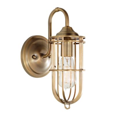 Netherby Abbey Industrial Cage Wall Light