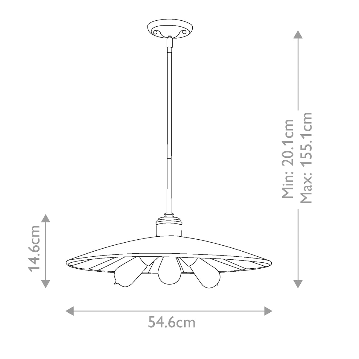 Netherby Abbey Industrial Pendant Light Netherby Abbey Industrial Pendant Light