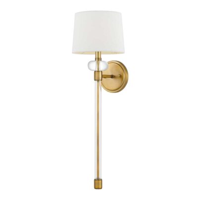Netherfield Hamptons Wall Light Weathered Brass