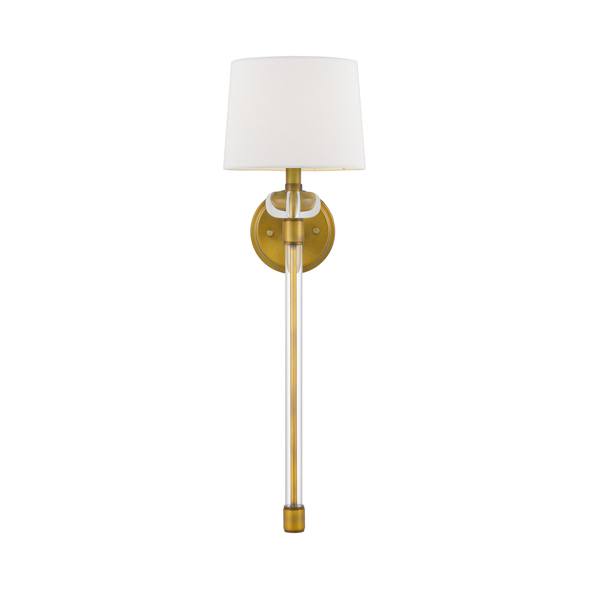 Netherfield Hamptons Wall Light Weathered Brass Netherfield Hamptons Wall Light Weathered Brass — detail view