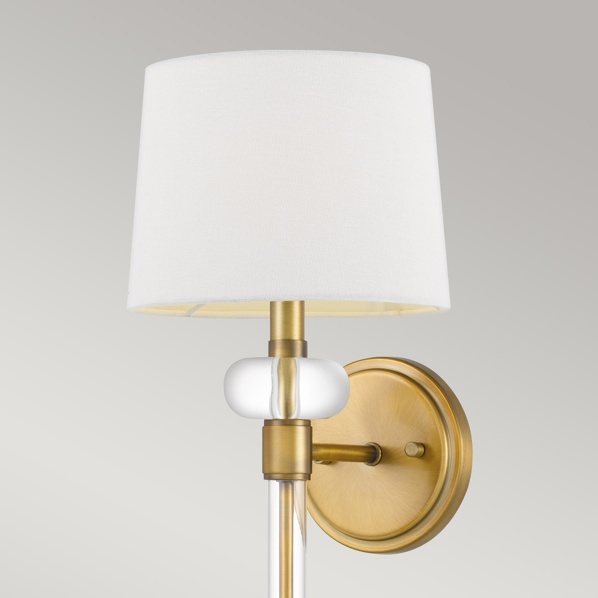 Netherfield Hamptons Wall Light Weathered Brass Netherfield Hamptons Wall Light Weathered Brass — detail view