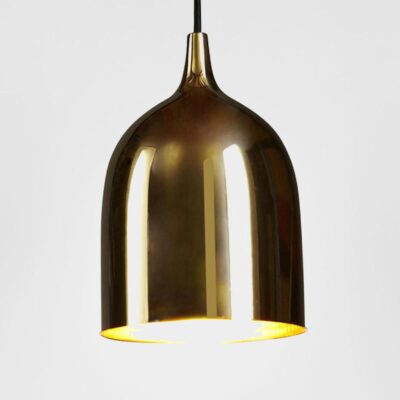 Newhaven Bell Ceiling Pendant Polished Brass