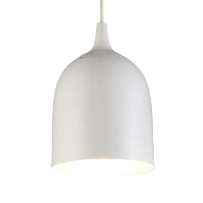 Newhaven Hamptons Bell Pendant Light White