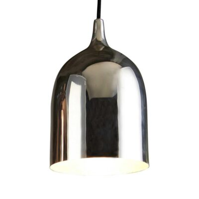 Newhaven Heritage Dome Pendant Light Polished Silver