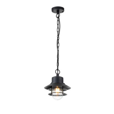Nordholt Coastal Chain Lantern Pendant Black